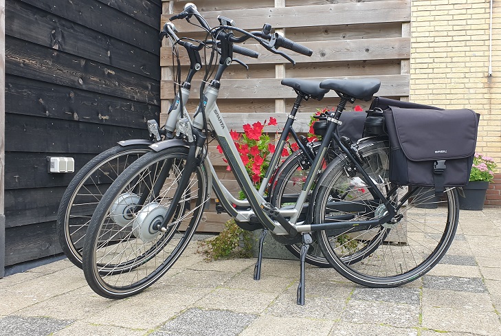 Elektrische fiets bij vakantiehuis 't Vosje op Terschelling