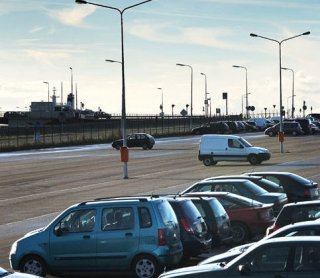 Parkeerterrein langparkeren Harlingen