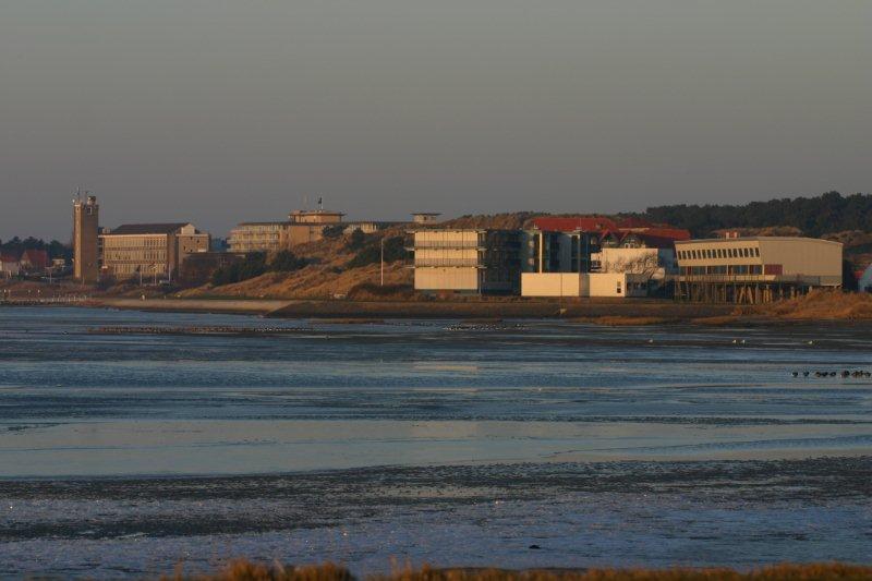 Zicht over de baai op Terschelling